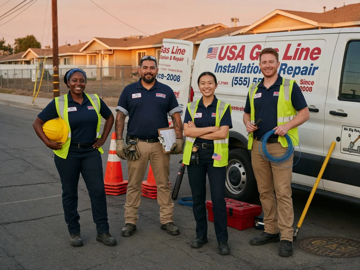Gas Line Installation company in Chireno, TX